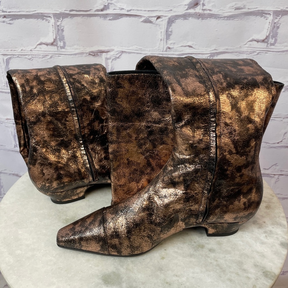 Chanel Over The Knee Metallic Boots - Picture 3 of 8